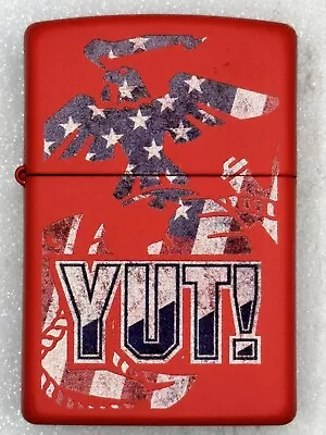 2018 United States Marine Corps YUT Red Matte Zippo Lighter NEW • $28.95