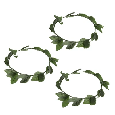 £9.88 • Buy 3x Fashion Goddess Green Leaves Wreath Toga Fancy Dress Accessories Princess