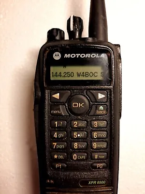 Motorola XPR6500 UHF Digital Analog Radio No Charging Dock TESTED & WORKING • $150