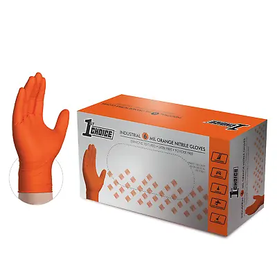 1st Choice Premium Green Nitrile Disposable Gloves 6 Mil Diamond Grip • $19.50