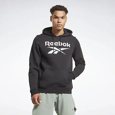 Reebok Men's Identity Fleece Stacked Logo Pullover Hoodie • $27.50