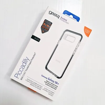 Case For Samsung Galaxy S8+ (S8 Plus) Clear Black Cover D3O Piccadilly By Gear4 • £4.99