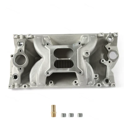 $165 • Buy Intake Manifold For Small Block Chevy 350 1996-up SBC Vortec Air Gap Aluminum