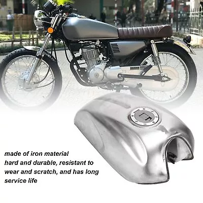 ✈Motorcycle Fuel Gas Tank Iron High Durable Wear Resistant Oil Tank For CG125 • $127.09