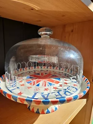 Emma Bridgewater Glass Cake Dome For Large Cake Stand Comport • £26.60