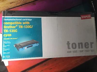 £5.99 • Buy Compatible Toner Cartridge For Brother TN-130C / TN-135C Cyan