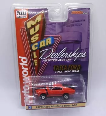 Auto World 1970 Ford Mustang Boss 302 HO Slot Car  NEW • $32.99