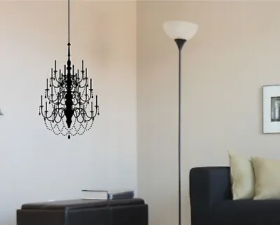 Chandelier Wall Decal - Sticker Mural • £14.54