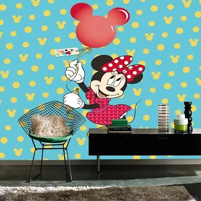 Mickey Mouse Balloon 3D Full Wall Mural Photo Wallpaper Printing Home Kids Decor • $20.92