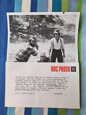 Little House On The Prairie Michael Landon Victor French 1975 NBC TV Promo Photo • $24.55