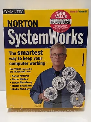 Symantec Norton SystemWorks 1.0 1998: Vintage Windows 95/98 Software ~NEW SEALED • $39.99