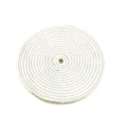 8” Spiral Sewn Sisal Buffing Wheel Aggressive Cut Scratch Remover - 1/2  Arbor • $21.99