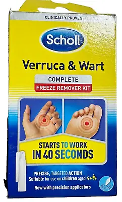 Scholl Verruca & Wart Complete Freeze Remover Kit 80ml  New • £13.85