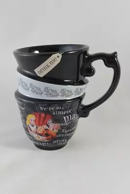 Disney Parks Alice In Wonderland Stacked Coffee/Tea Mug Mad Hatter Tea Party • $24.99