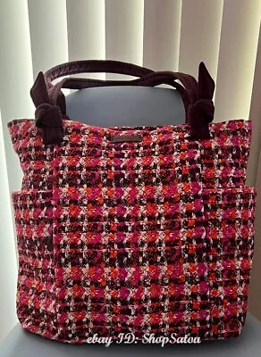 NWT VERA BRADLEY Hadley Tote HOUNDSTOOTH TWEED *Exact Item* • $44.99