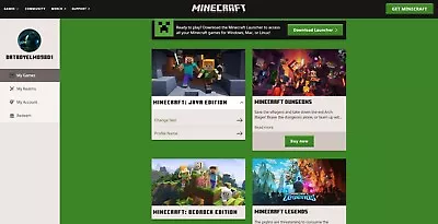 Minecraft Java + Bedrock Account Full Access • $5