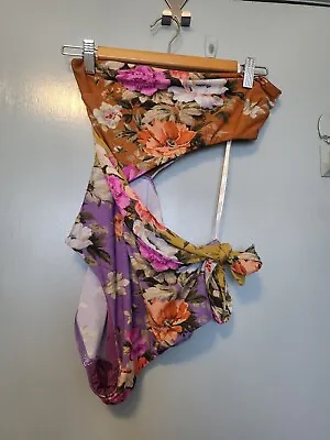 Zimmermann Purple And  Green Bathing Suit In Size 0 • $120