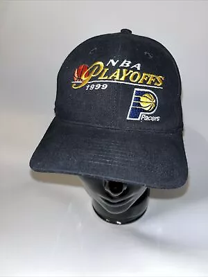 1999 NBA Playoffs Hat Pacers Adjustable Hat Black • $11.24