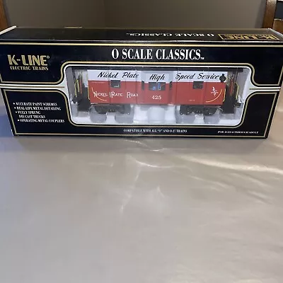 K-Line Nickel Plate Road 425 Bay Window Caboose K612-1771 New Ready To Ship!!! • $65