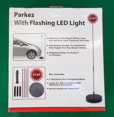 $17.95 • Buy Kole Imports Parkez OB636 Flashing LED Light Parking Stop Sign - New In Box!
