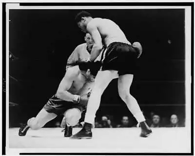 Joe Louis Knocks Max SchmelingHeavyweight Title Boxing MatchYankee Stadium • $9.99