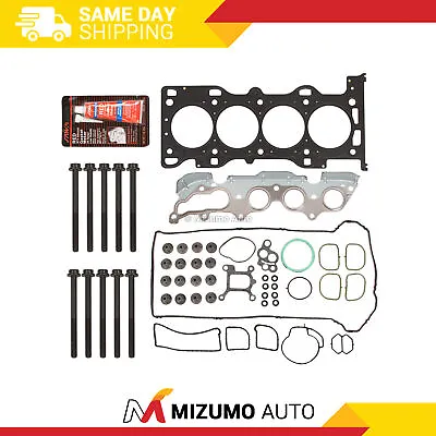 Head Gasket Bolts Set Fit 03-11 Mazda 3 6 5 Ford Focus DURATEC 2.0 2.3 DOHC MZR • $64.95