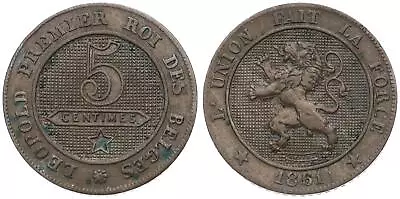 Belgien - Belgium 5 Centimes 1861-1943 KM# 21-124 - Verschiedene Jahrgänge • $9.08