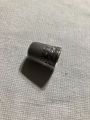 Vintage Sterling Silver Thimble 12 • $7.50