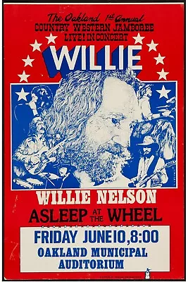 Willie Nelson 13  X 19  Concert Mini Poster Re-Print Photo 3 • $19.95