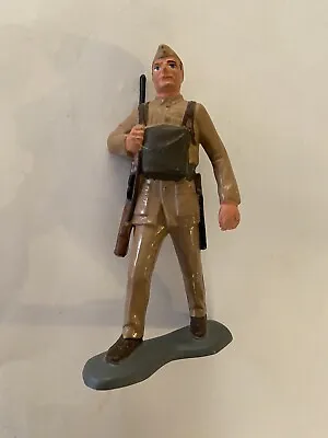 1963 Louis Marx British Soldier 6” Hard Plastic • $17