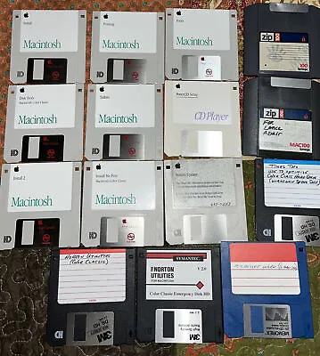 Vintage Classic Apple Macintosh System Boot Install Disk Floppies - Please Read • $87.85