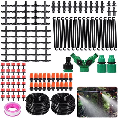 149PC Drip Irrigation System Garden Plant Self Watering Hose Micro Sprinkler Kit • $20.99