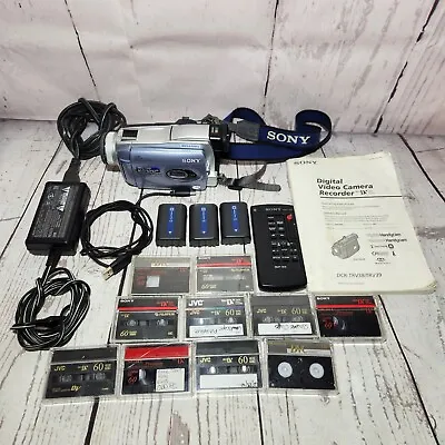 Sony Handycam DCR-TRV38 Mini DV Camcorder Digital Video Camera Recorder FOR PART • $69.99