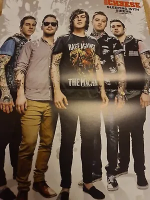 A3 Sleeping With Sirens / 30 Seconds To Mars Poster Big Cheese Magazine Kellin • $8.08