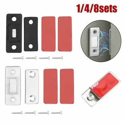 Strong Magnetic Door Closer Cabinet Catch Latch Cupboard Ultra Thin Closures USA • $5.30