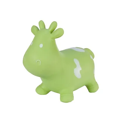 Inflatable Space Hopper Bouncer Grey Dog Hoppimals Jumping Toy + Pump Green Cow • £25.90