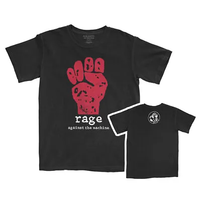 Rage Against The Machine T-Shirt Red Fist RATM Official Band Black New • £15.95