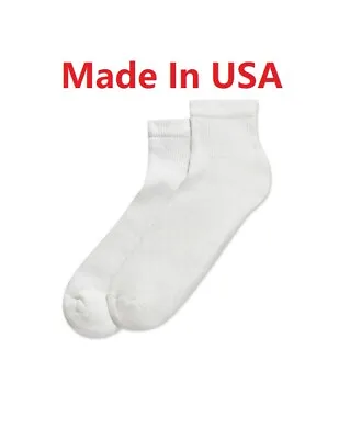 No Nonsense® Men's Cushioned Ankle Socks 6-Pairs   MADE IN USA  • $9.99