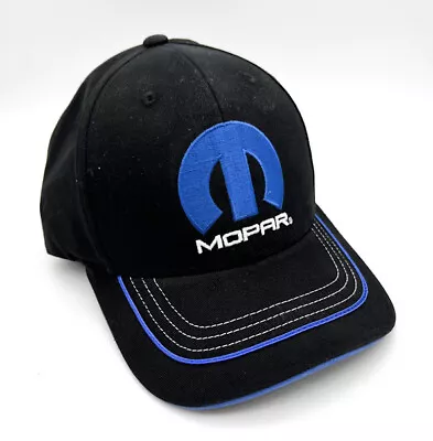 Mopar Hat / Cap Black W/ Blue  M  Logo & Script Emblem - Licensed • $19.99