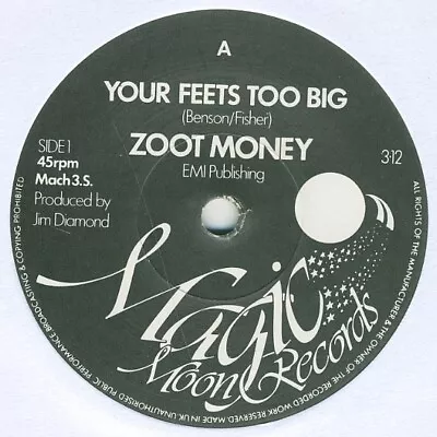 Zoot Money - Your Feets Too Big (7  Single) • £12.99