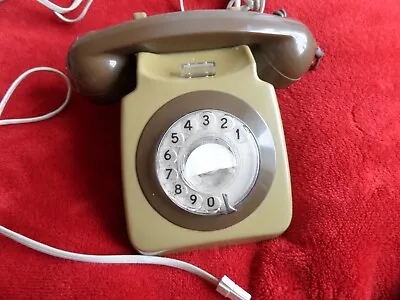 BT Vintage 1970s 2 Tone Rotary Dial Home Landline  Retro Phone Telephone Working • £20