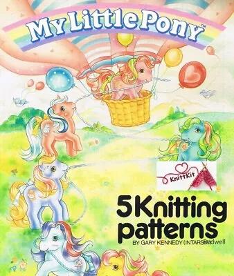 ** MY LITTLE PONY ** 5 X Retro Knitting Patterns Jumpers Kids & Adults Sz 24-44  • £3.99