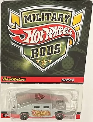 Hummer Humvee CUSTOM Hot Wheels Military Rods Series W/ RR • $97.77