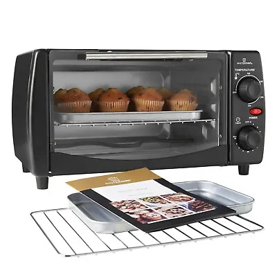 MisterChef Electric Mini Oven 10L Countertop With Rack And Tray For Tabletop • £34.99