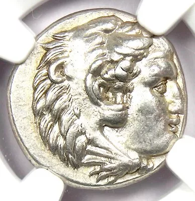 Alexander The Great III Silver AR Drachm 336 BC. NGC Ch XF - Rare Lifetime Issue • $612.75