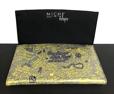 NWOT MICHE Classic Shell Only  HOPE  Silver/Yellow/Black For Handbag Love • $14