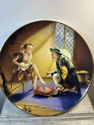 Cinderella 'if The Shoe Fits' By Steve Reed Limited Edition Franklin Mint Plate • $85