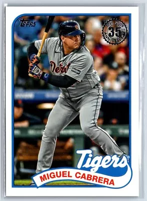 2024 Topps Series 1 Miguel Cabrera 1989 #89B-97 Tigers • $1.50