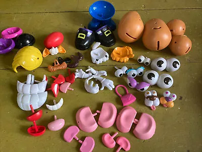 Mixed Lot Of Vintage Other Hasbro Mr Potato Head Mrs Animals Accessories 50 PCs • $32