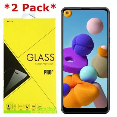 2-Pack Tempered Glass Screen Protector For Samsung Galaxy A21 / A21S • $3.95